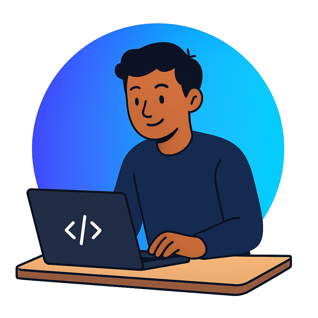 Développeur en train de coder